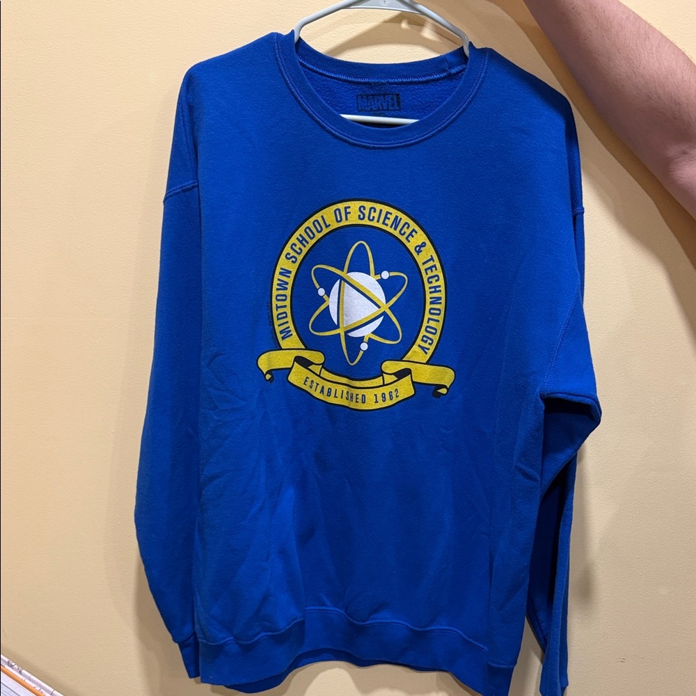 Marvel Blue Crewneck Sweater